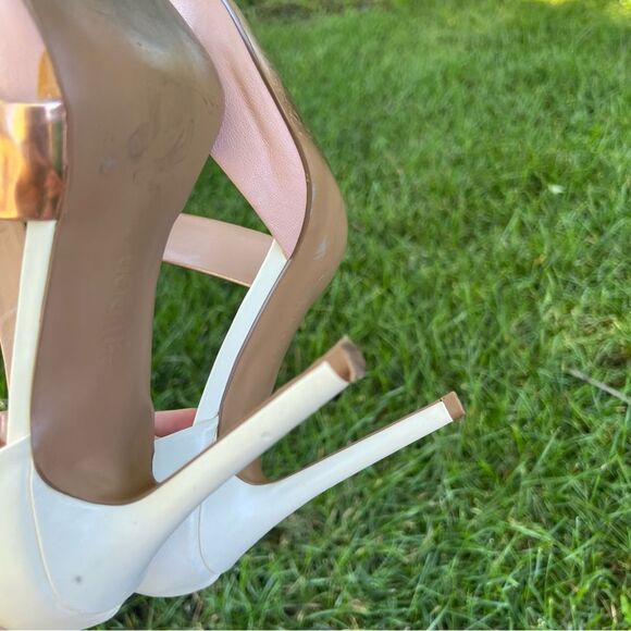 tildon Peach & Rose Gold 4” Stiletto Heels Size 9.5 - Picture 10 of 15